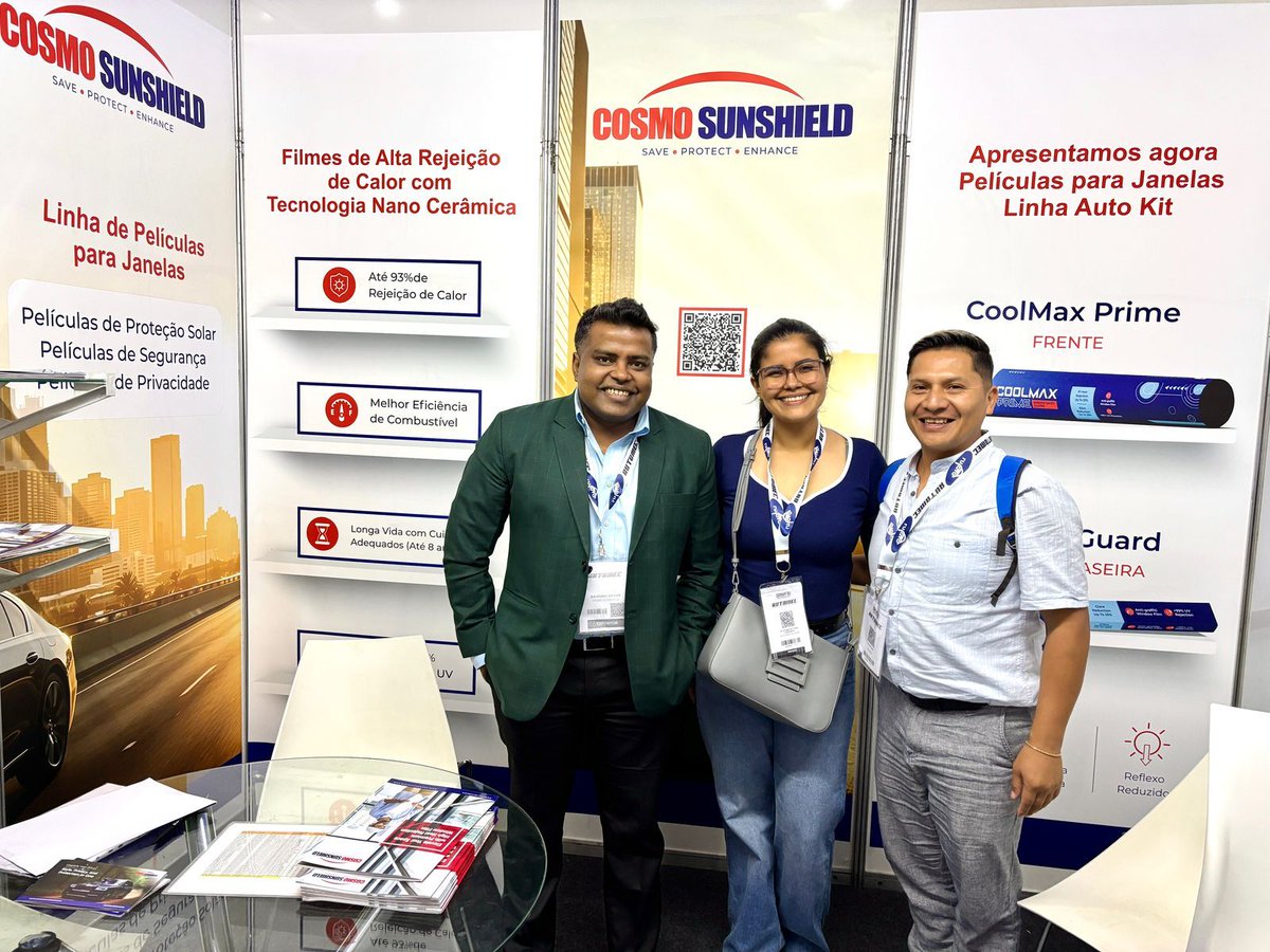 CosmoSunshield's tweet image. Straight from the show floor!
Cosmo Sunshield  is at Automec, Brazil.

For more information, contact us at cosmosunshield.com or Call 1800 57 00057

#CosmoSunshield #CosmoPPF #Automec #Brazil #2025 #PaintProtection #PPF #Cars #Exciting #SPFForWindows #StayProtected