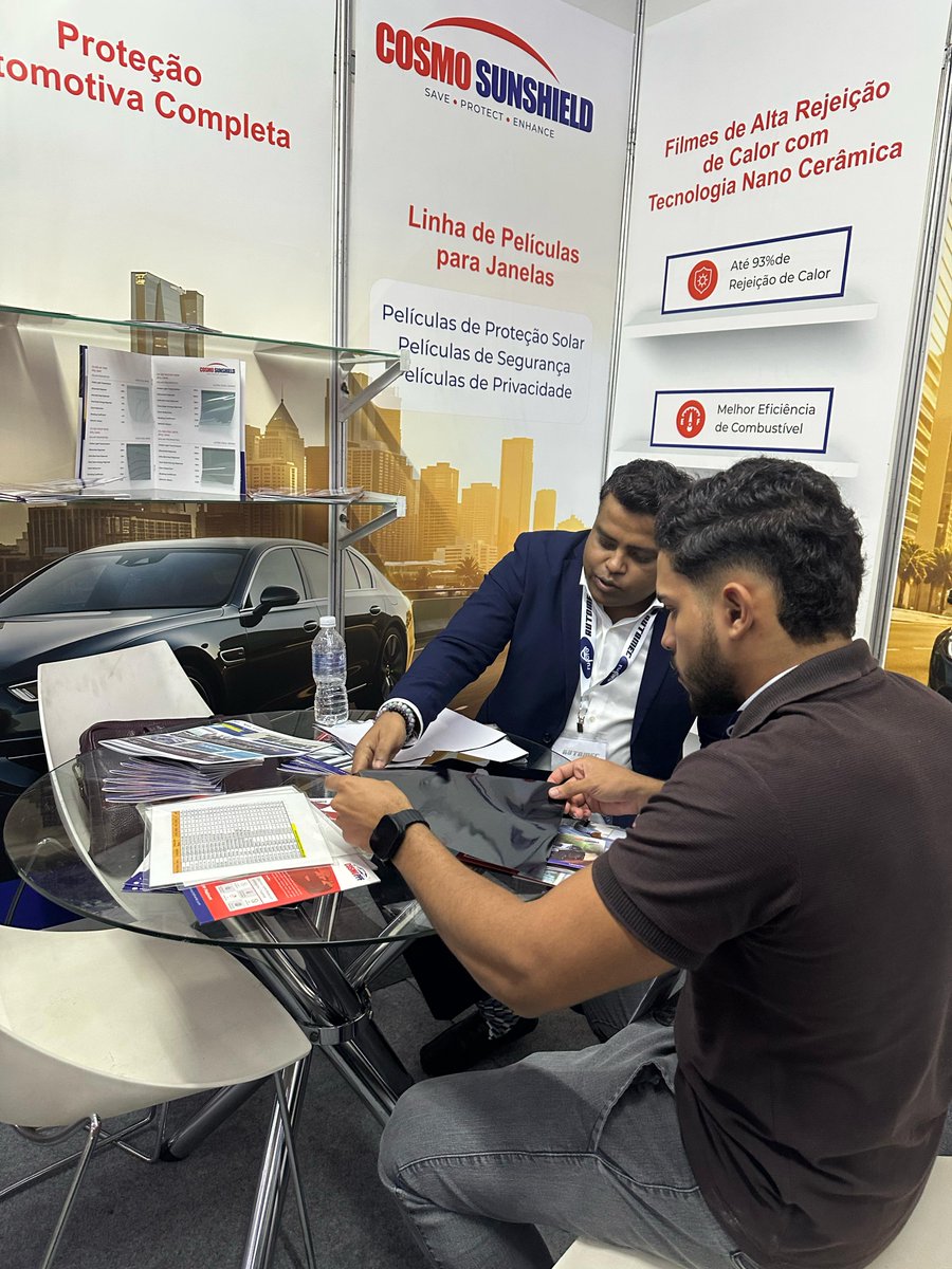 CosmoSunshield's tweet image. Straight from the show floor!
Cosmo Sunshield  is at Automec, Brazil.

For more information, contact us at cosmosunshield.com or Call 1800 57 00057

#CosmoSunshield #CosmoPPF #Automec #Brazil #2025 #PaintProtection #PPF #Cars #Exciting #SPFForWindows #StayProtected