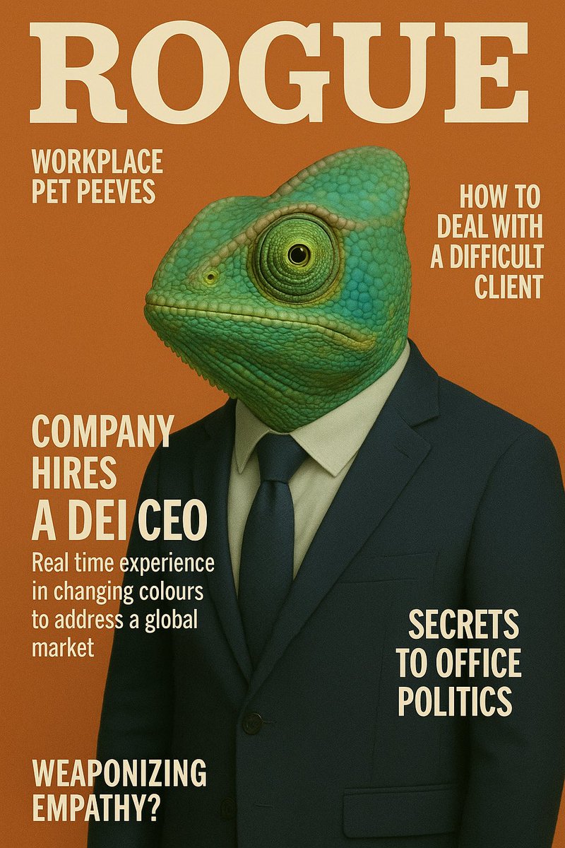 Jobey's tweet image. A punny take on workplace culture 

#workplace #DEI #roguemagazine #CorporateLife #chatgpt4o