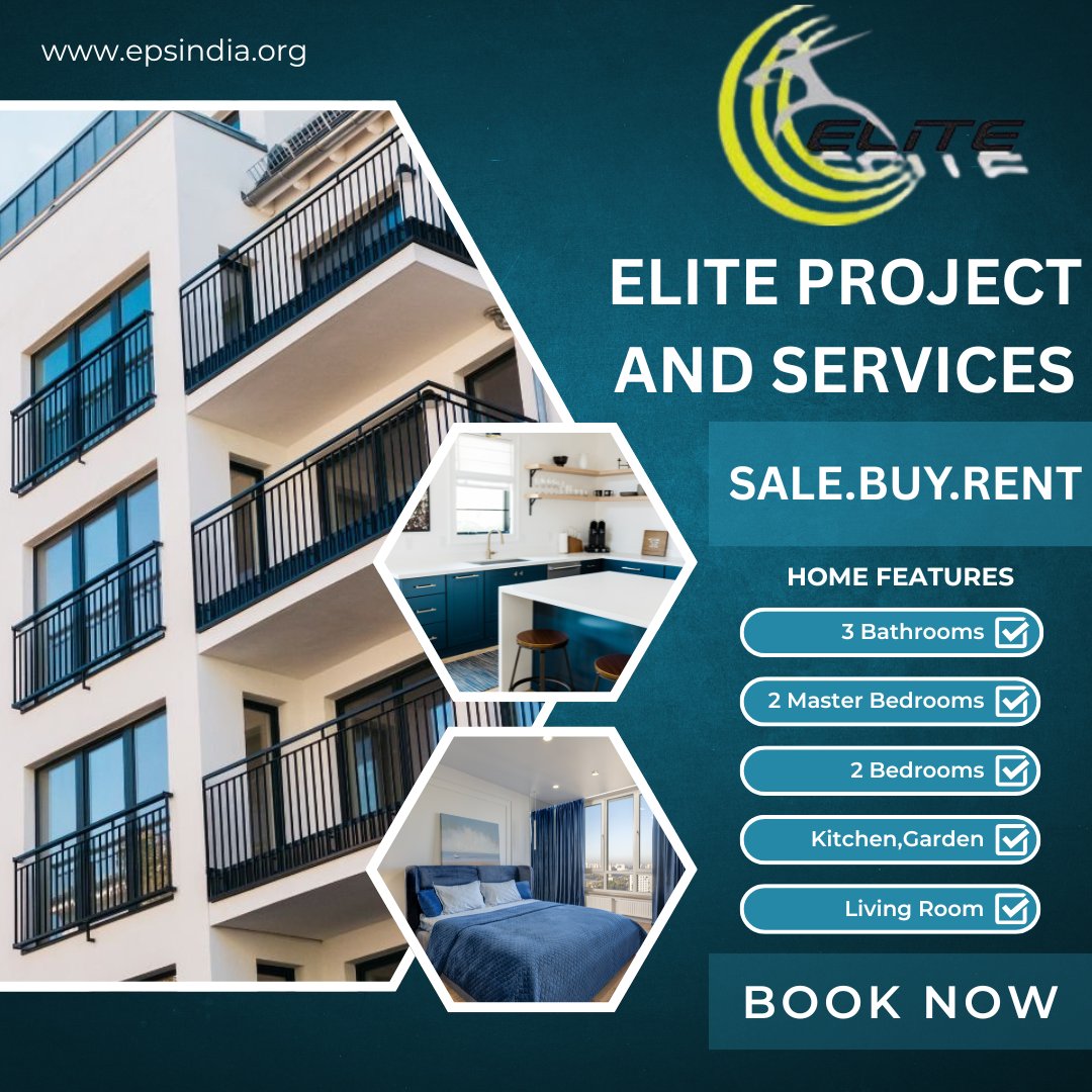 Eliteproject_'s tweet image. Elite Project and Services specializes in the sale, purchase, and rental of properties, including 1BHK, 2BHK, and 3BHK flats.
Url- epsindia.org

#FlatSale
#FlatRent
#FlatPurchase
#RealEstate