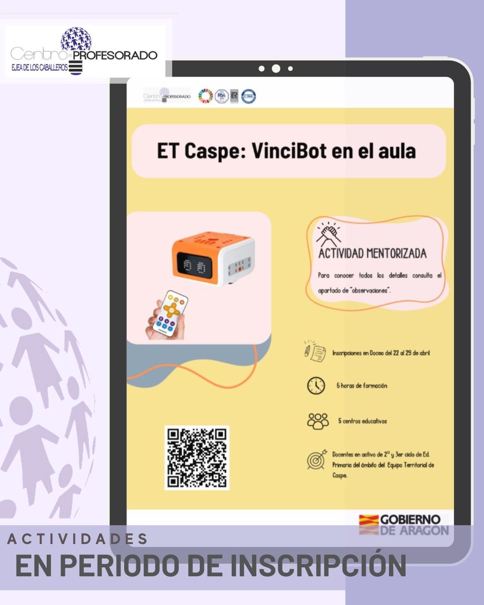 Actividades en periodo de inscripción 
doceo.catedu.es/epgfp/portada