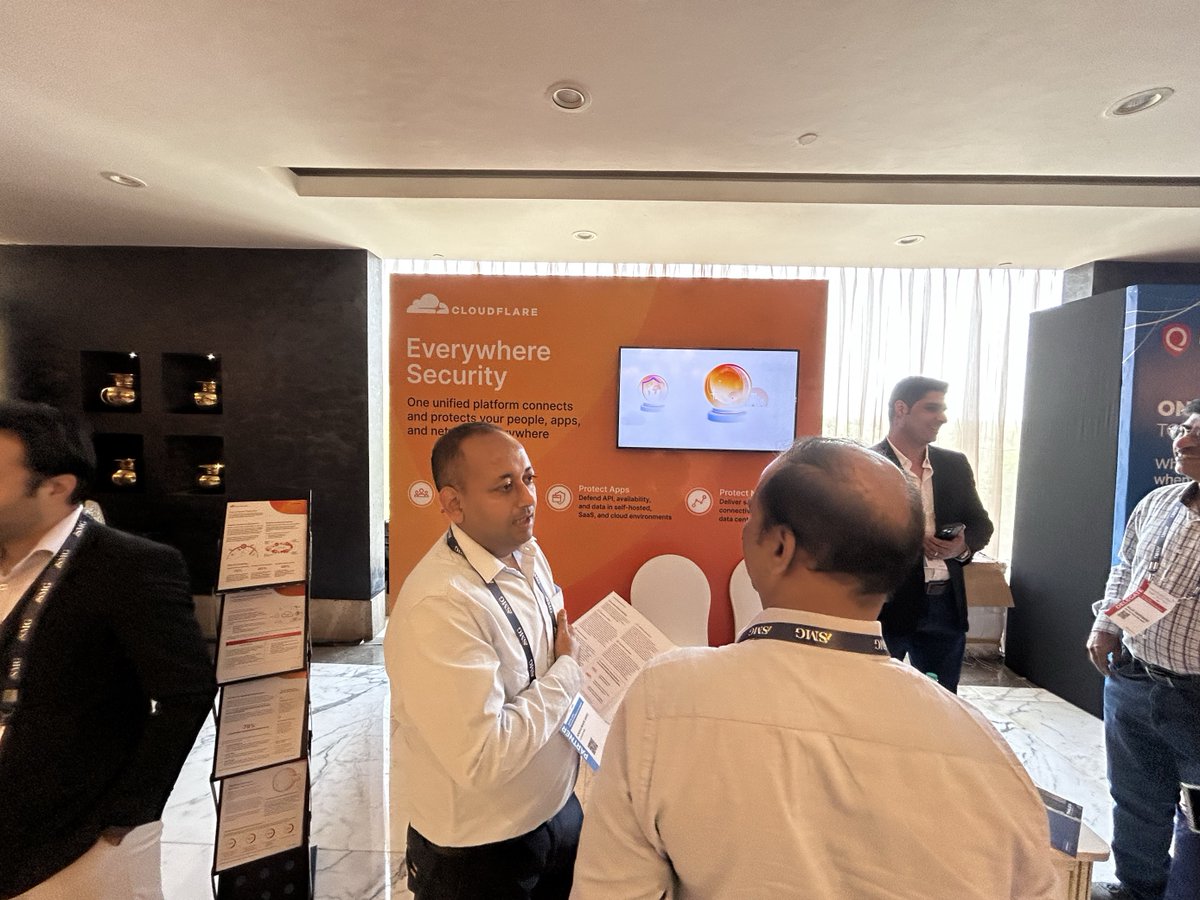 Networking &amp; Discovery at our Expo! 🔰

Our sponsor booths are alive with activity as attendees dive into discussions on cutting-edge #cybersecurity products and solutions.

Stop by to engage with the industry’s leading innovators!

#CybersecurityWeek2025 #DelhiSummit2025
