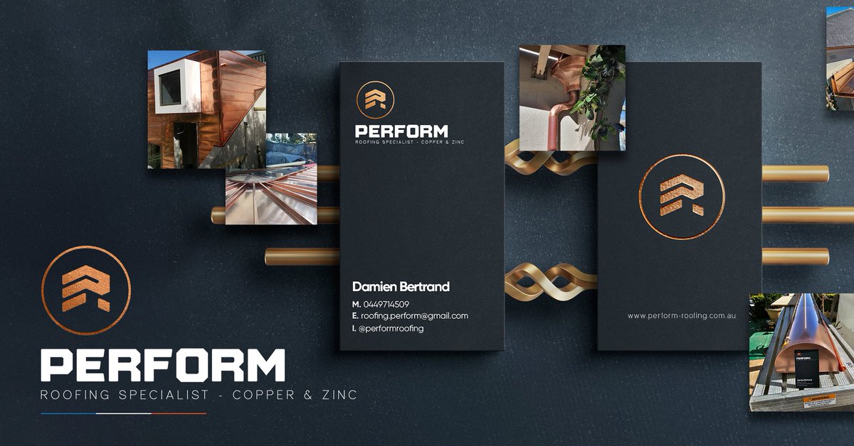 When life gives you copper, turn it into a roof that screams 'Oh là là!'
Introducing the French virtuoso of metal magic. PERFORM Roofing is the epitome of quality and style. Ooh la la, who knew roofs could be this haute?

Another killa branding gig by team #DOUBLESTARCO