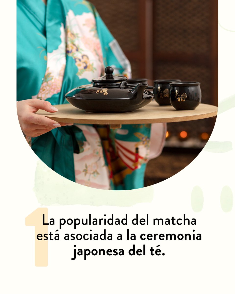 LPQMX's tweet image. ¿Fan del matcha?  Aquí te dejamos 4 datos que no sabías. 🍵 🌱