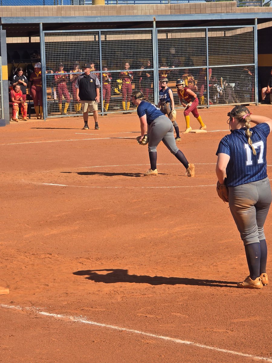 boulder_hs's tweet photo. Varsity Softball came out on top with a hard-fought 8-6 win over Pahrump! Way to go, ladies! #BCHS41 #SoftballVictory #EaglePride #bchssoftball https://t.co/ZIQDwrY6xw