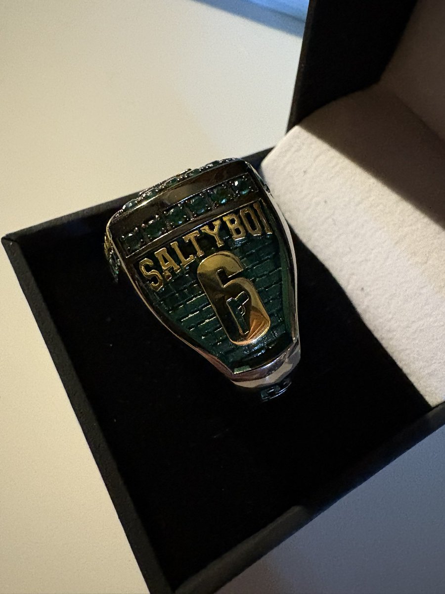 SaltyBoi (@saltyboir6) on Twitter photo Close up of the ring. Took 4 years but I finally got one. Thanks <a href="/SaintsGamingCA/">St. Clair Saints</a> for the opportunity 4 years ago when you took a chance on a guy who never play pc before. Also thanks to <a href="/Esports_CCL/">Canadian Collegiate League</a> for letting us represent the Canadian scene Close up of the ring. Took 4 years but I finally got one. Thanks <a href="/SaintsGamingCA/">St. Clair Saints</a> for the opportunity 4 years ago when you took a chance on a guy who never play pc before. Also thanks to <a href="/Esports_CCL/">Canadian Collegiate League</a> for letting us represent the Canadian scene