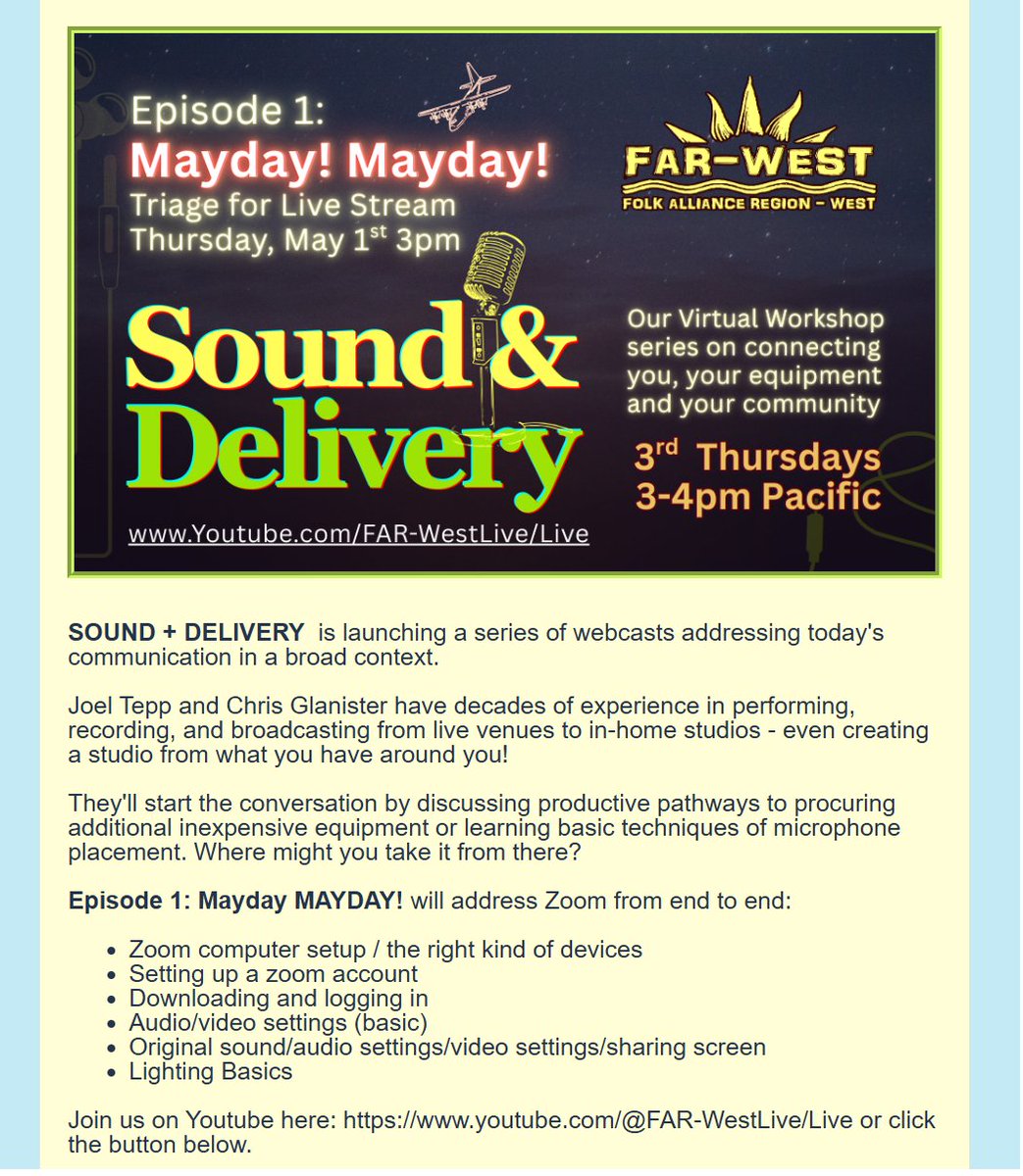 far_west's tweet photo. NEW VIRTUAL PROGRAMING FROM FAR-WEST!
(read the newsletter: https://t.co/Kh1x5uCid2)

#farwestconnects #farwestpresents #folkallianceregionwest #farwest2025 #virtualprogramming #farwestlive #buildingbridges #farwestconference #farwestrising https://t.co/4j7UuZ7cuH