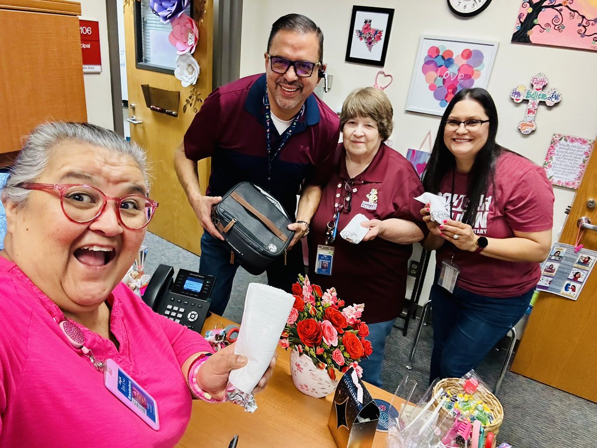 Thank you, <a href="/BburgCougars/">Brandenburg Cougars</a> for a wonderful &amp; fun- filled Administrative Assistants’ Day! 🎉❤️🥰👩🏻‍💼🎈🍩🌺☕️🌯🤩