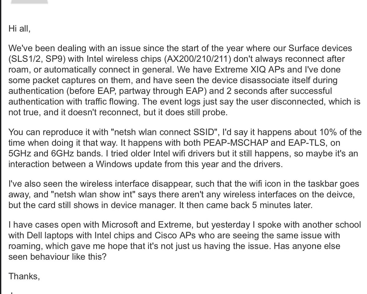 This many generations of Wi-Fi into it, and client devices still suck. Go figure.