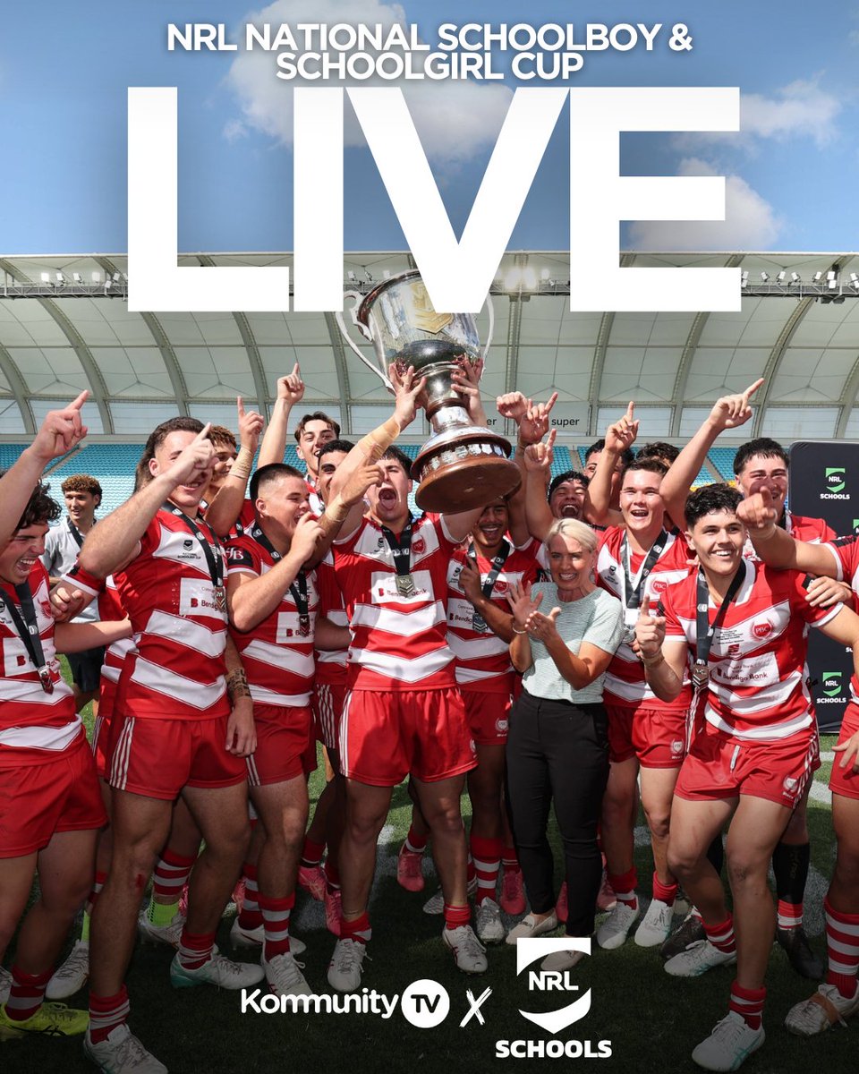 Your home of <a href="/NRL/">NRL</a> National Schoolboy and Schoolgirl Cup rugby league is here 🙌

Every match in 2025 will be live and exclusive on KommunityTV.

FULL DETAILS ➡ bit.ly/3S9W5Rz