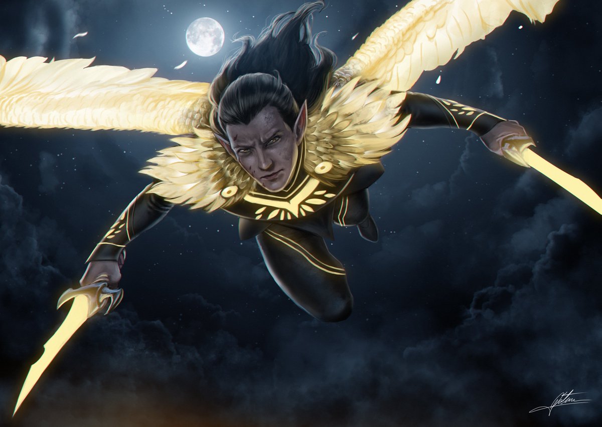 "Take care of each other. Protect your friends...and remember...there is nothing stronger than love" 

Fan art of <a href="/CriticalRole/">Critical Role</a>  Vax'ildan <a href="/VoiceOfOBrien/">Liam O'Brien</a>  last attack on the dragon Tordack!

#criticalrole #criticalrolefanart #liamobrien  #vaxildan #voxmachina #digitalart