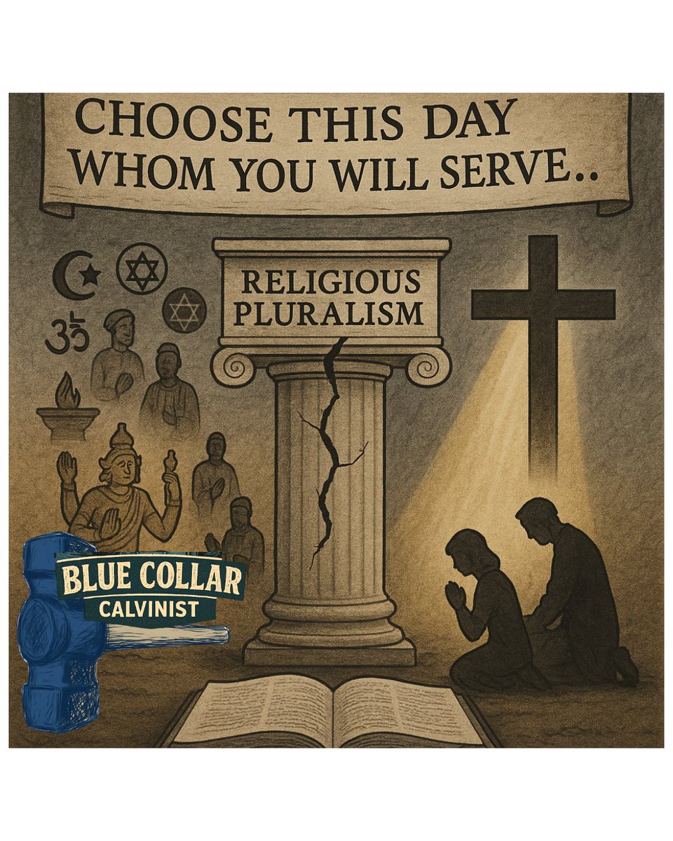 BlueCalv's tweet image. Freedom of religion is not Biblical.  If you are a Christian who disagrees feel free to let your children worship at your local mosque,  or gay affirming church, or Hindu temple, or Satanic temple.