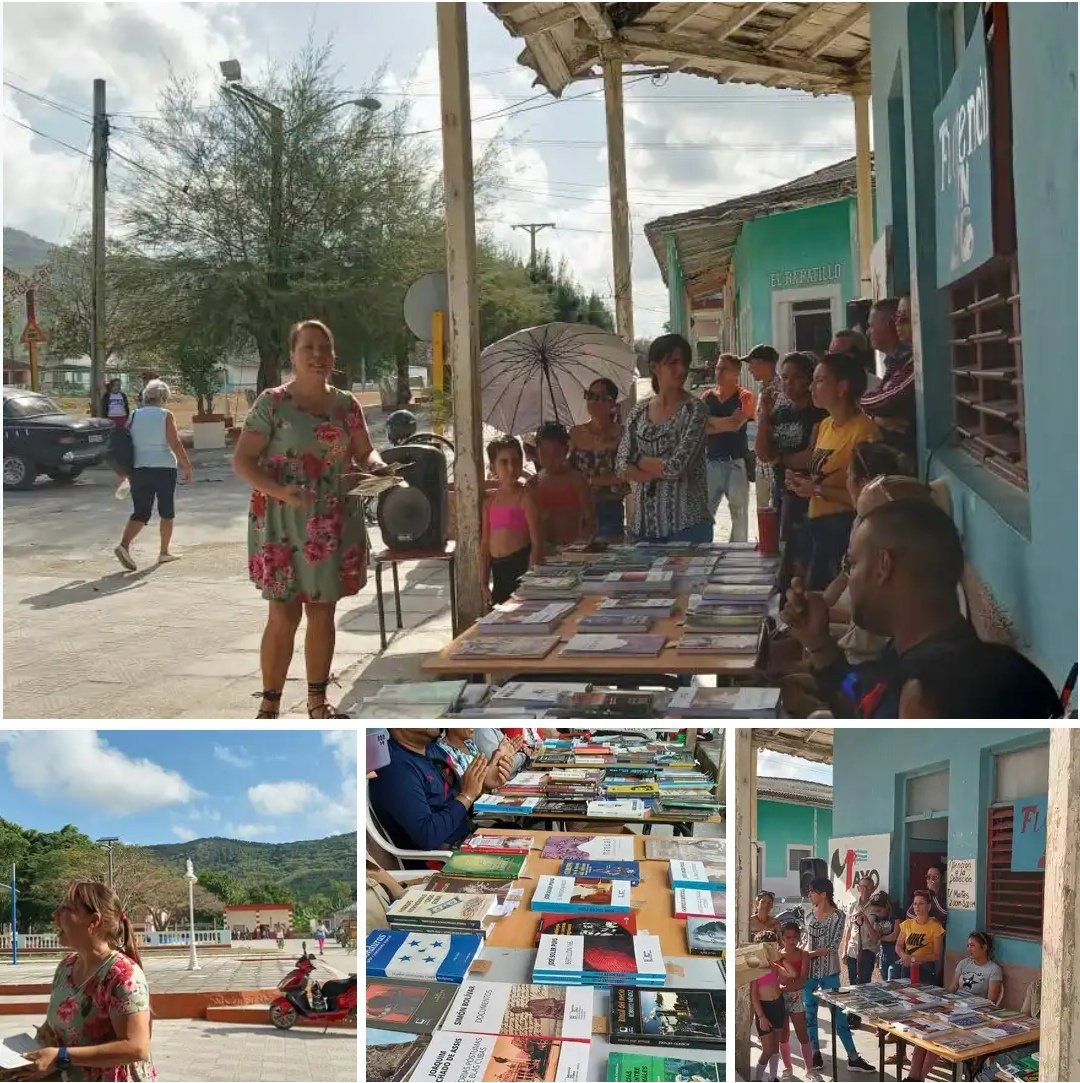 Se desarrolla en Florencia el Festival del Libro en la Montaña. #EducacionCiegodeAvila #CubaMined  #FlorenciaVaConTodos #LatirAvileño
