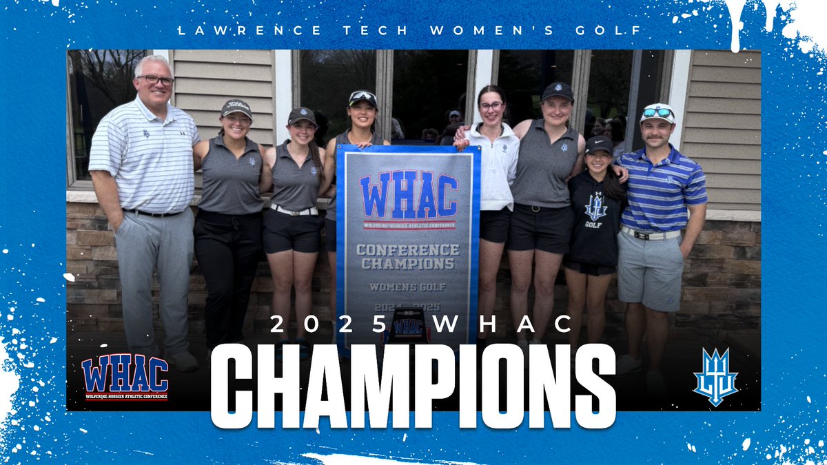 Congratulations to Lawrence Tech on winning the WHAC Women's Golf Championship! The title is the first for LTU women's golf. Details at whac.net