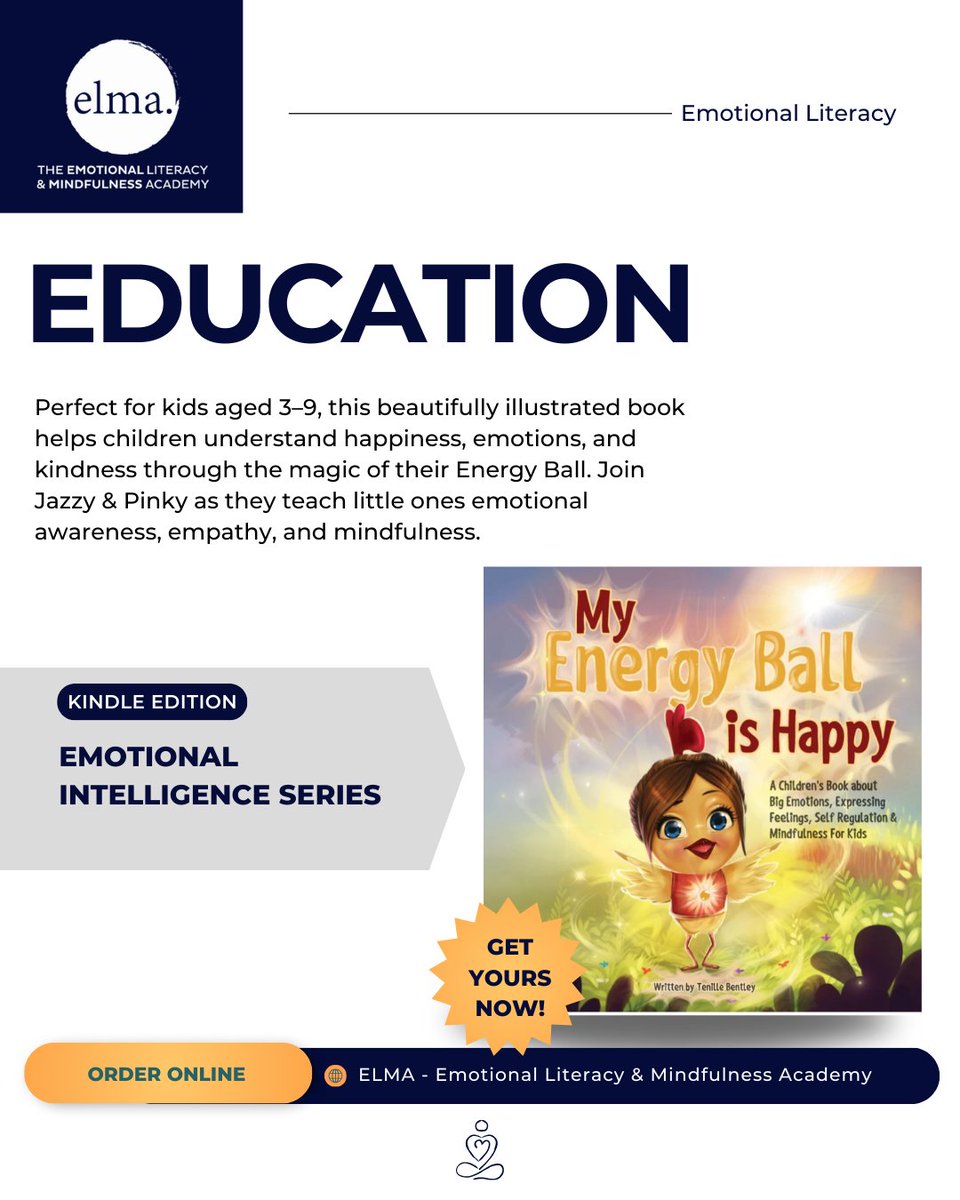 elmaeducation's tweet image. 🌟 Help Your Child Shine! 🌟
 &quot;My Energy Ball is Happy&quot; is a heartwarming read for little emotional explorers 💛✨
Join Jazzy &amp;amp; Pinky on a mindful journey through emotions, empathy, and joy!

📖 Now on Kindle – Grab your copy today!
#MindfulnessForKids #EmotionalLiteracy