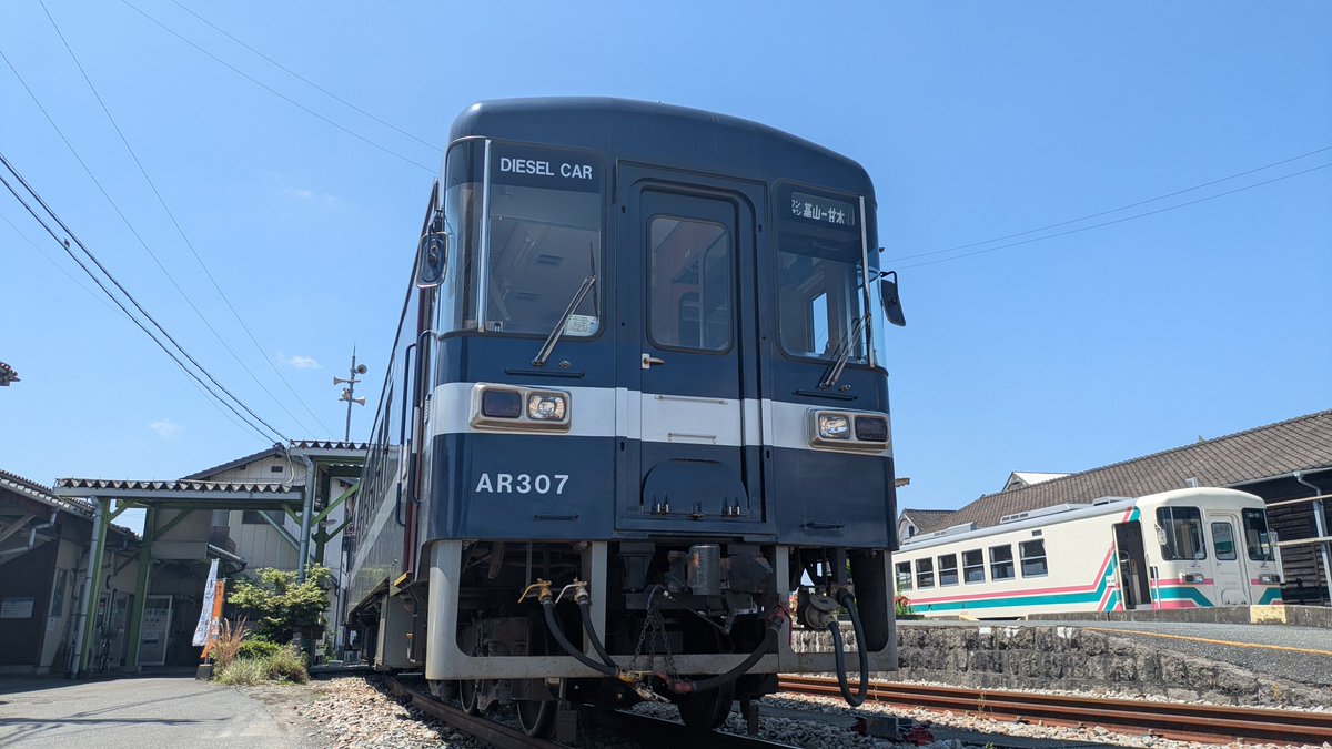 amagi_railway's tweet photo. #今日の甘鉄
#甘木鉄道
#AR307 https://t.co/7rS99PcA5X