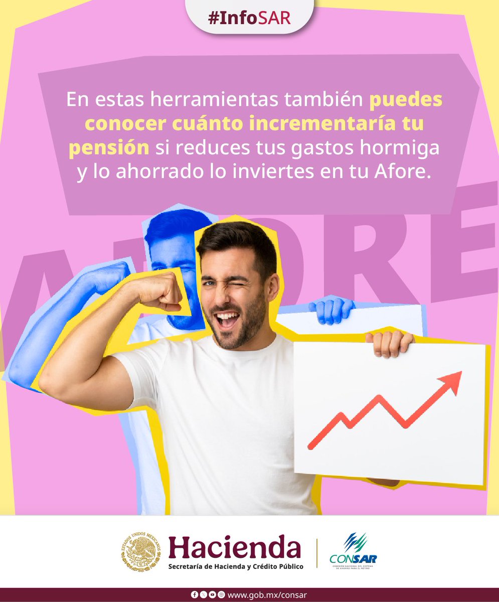 🤩 Conoce nuestras Calculadoras de Ahorro y Retiro para que averigües cuál podría ser tu pensión o ahorro al finalizar tu vida laboral.

✔️ Ingresa aquí: acortar.link/DNfe8Q

#InfoSAR