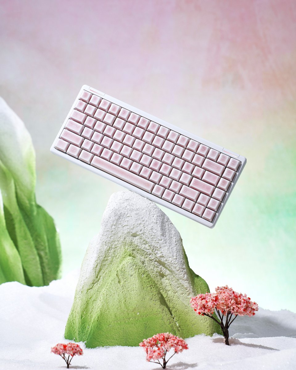 CerakeyOfficial's tweet photo. ZEN75 | Go Crazed With Ceramic Keycaps

🌸 Pink Crazed - Whispers of Spring in Every Stroke​

Pink Crazed low-profile ceramic keycaps bloom with delicate rosy charm. Let this subtle wash of springtime elegance awaken your keyboard. 🌸

#cerakey #zen75 https://t.co/mD8heBSSEX
