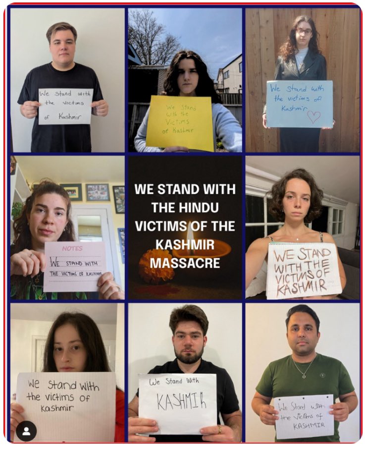 Thank you to our Jewish brothers and sisters for standing in solidarity with us and condemning the senseless murder of innocent Hindu civilians in Kashmir, India. #NeverForget. 
Our hearts are broken and we ask all Canadian to speak up against hate. 
alliedvoicesforisrael.org