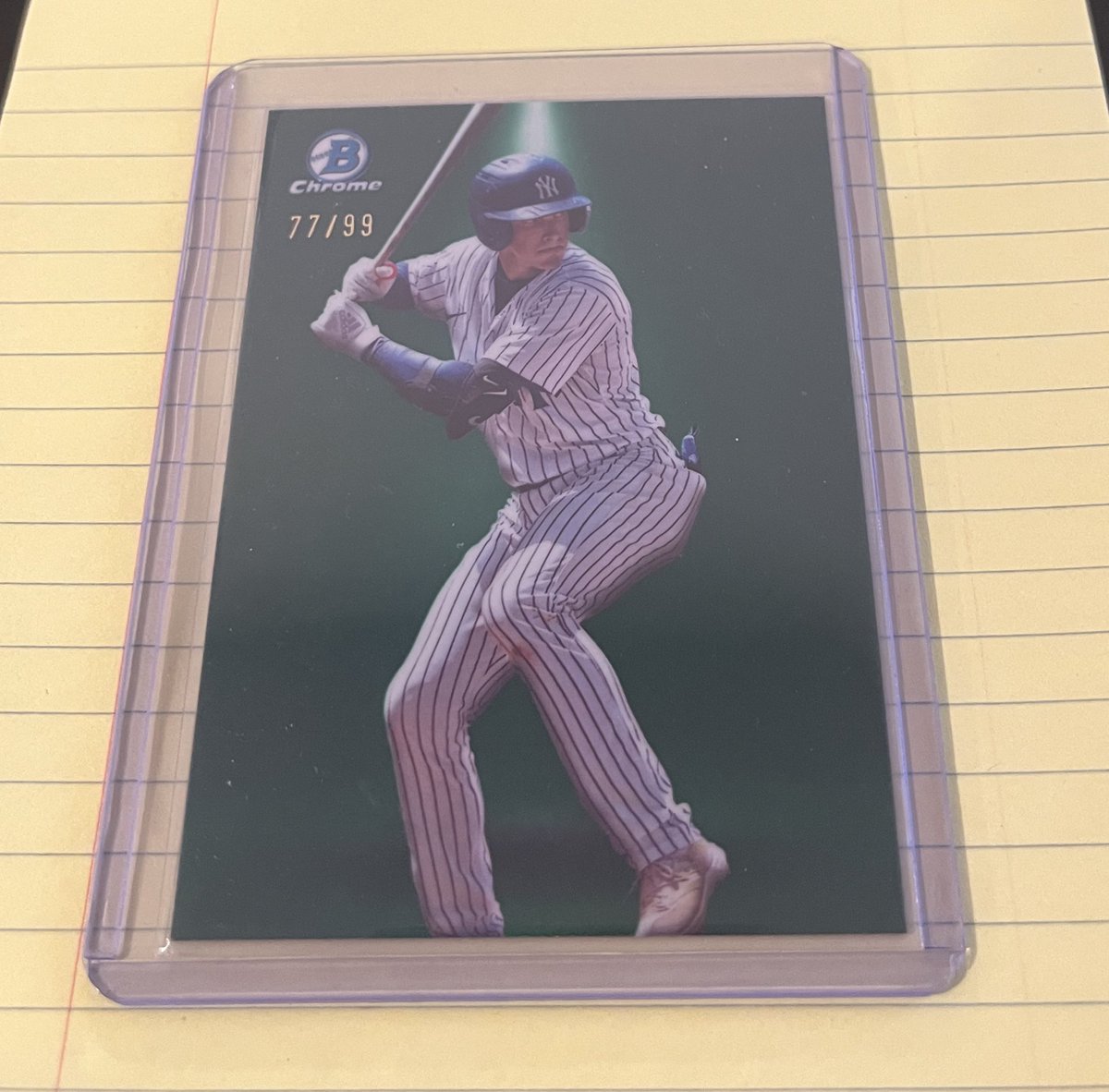 FromParksPast's tweet photo. George Lombard Jr. // 2024 Bowman Spotlight 77/99 @Topps
#FromParksPast #Oldtimeball
Ungraded Sale Ranges - $35-100
Decent card. @CardPurchaser @Topps @PSAcard 💰⚾️ https://t.co/q7R3LFOfXi