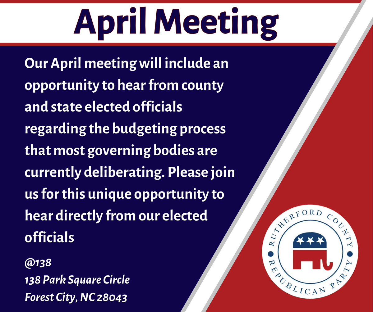 Rutherford County NC GOP tweet media
