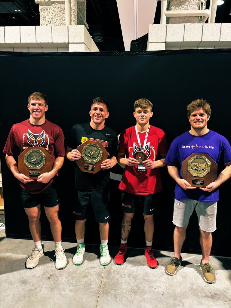 Former Wolves getting it done at the US Open in Las Vegas! 
Congrats on a great tournament Josh, Seth, Wyatt, and Devin! #Wolves4Life #WWC