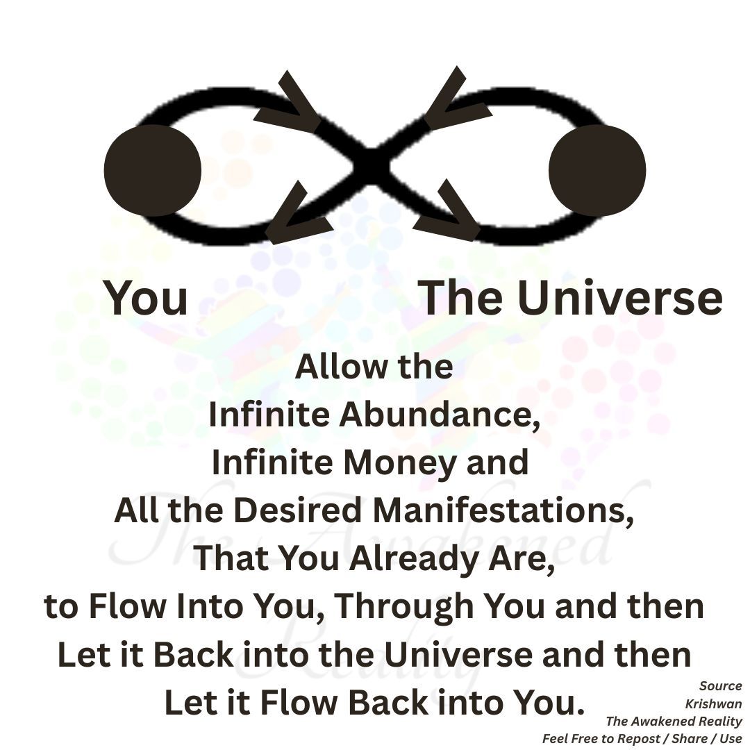 krishwankris's tweet image. #abundance #infiniteflow #1111 #theawakenedreality #awakening #abundance #change #selflove #selfcare #love #life #krishwan #believe #healing #happiness #spirituality #lawofattraction #vibration #positivity #growth #money #energy #manifestation #creator #reflection #oneness #777