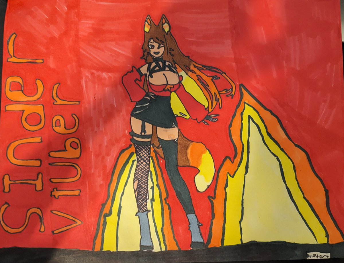 LiebzeitH's tweet photo. #SinderDoodle took like an hour and a half to complete this. But its the best peace I've done https://t.co/e4c6aopvUl