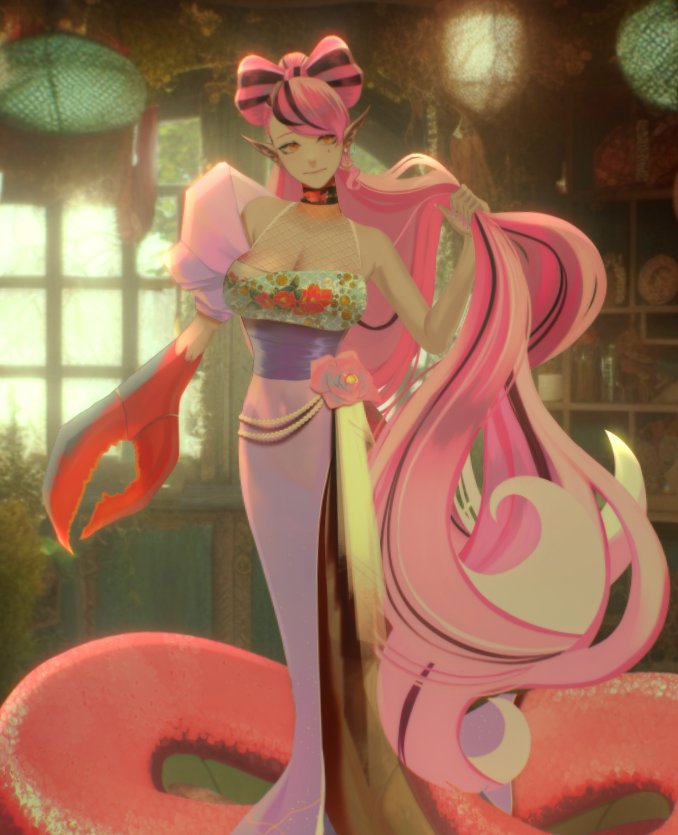 long hair 💇‍♀️🍬 
#VTuberUprising