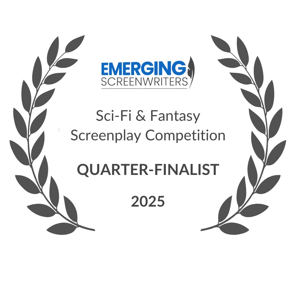 crispinrovere's tweet image. Great News!

Soul Code has advanced to the Quarterfinals of the 2025 Emerging Screenwriters Sci-Fi and Fantasy Competition. Thank you @NetworkISA for the opportunity! Fingers crossed for the Semi Finals in May. #SoulCode