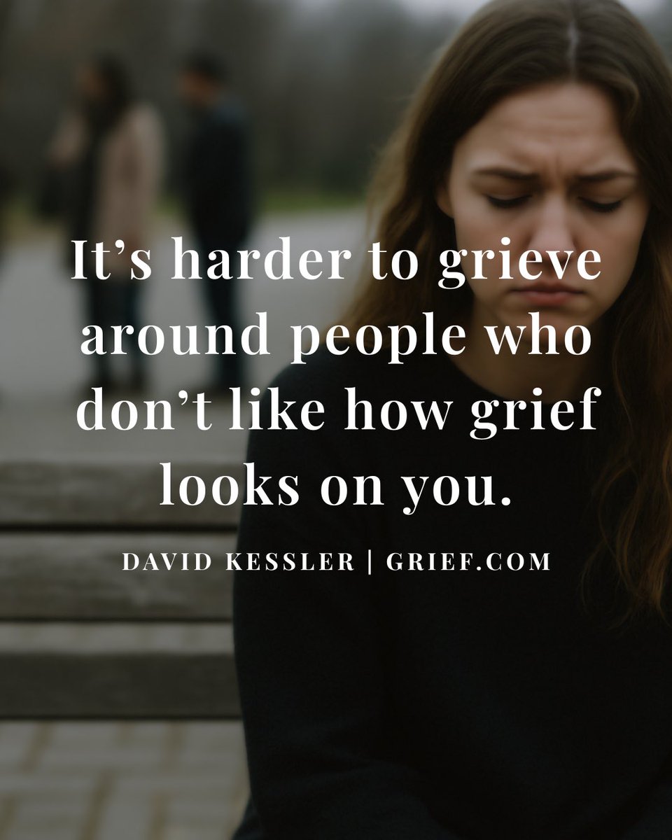 IamDavidKessler's tweet image. Grief changes us. And sometimes, the way it shows isn’t easy for others. You don’t have to make your grief digestible for others What does your grief look like?

#grief #davidkessler #griefeducator
