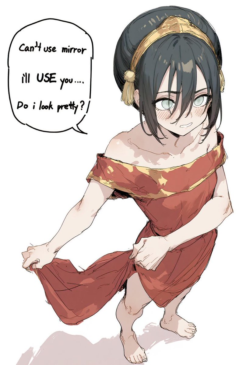 #Avatar #Korra 
Toph in red..