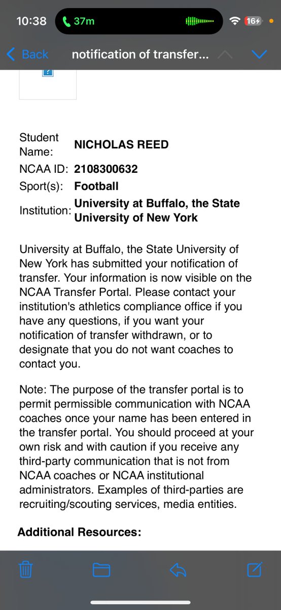 Nick_Reed_99's tweet image. Officially in the portal!