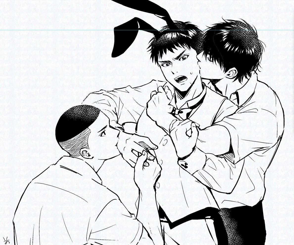 三角以上関係アンソロは流三、沢三で参戦です