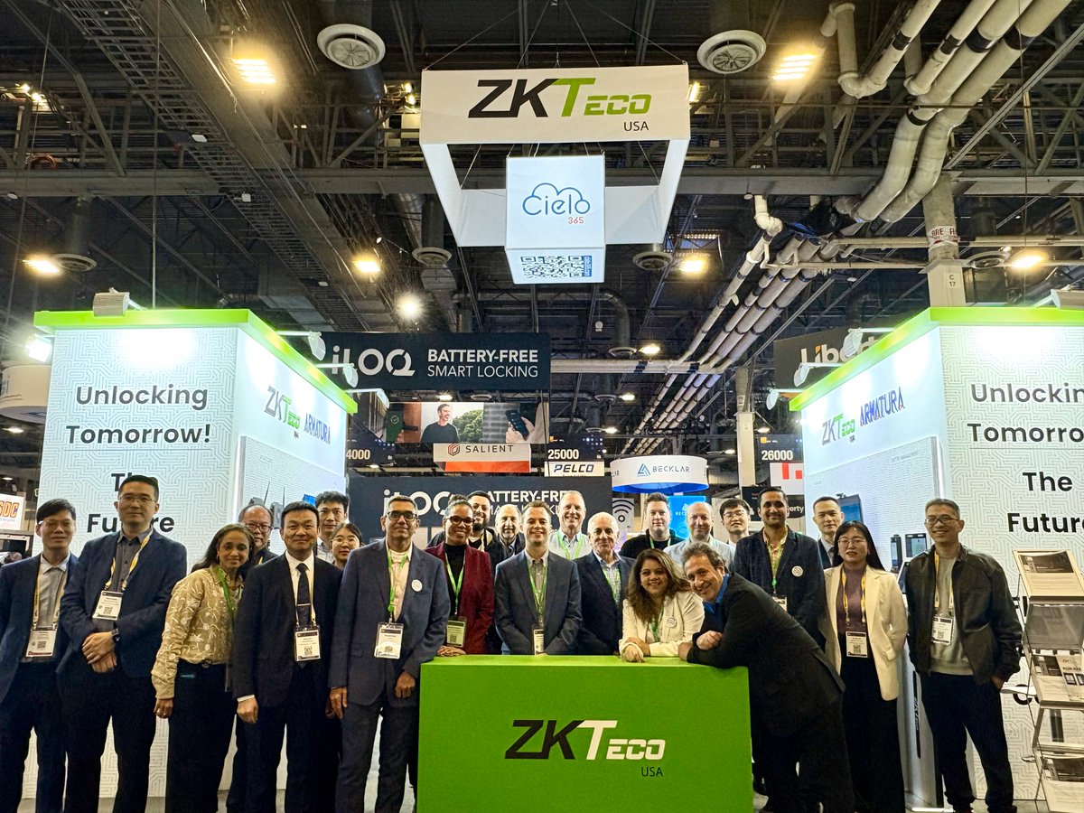 ZKTeco USA Unveils Innovative Smart Solutions at ISC WEST 2025

Read more: zkteco.com/en/News/ZKTeco…