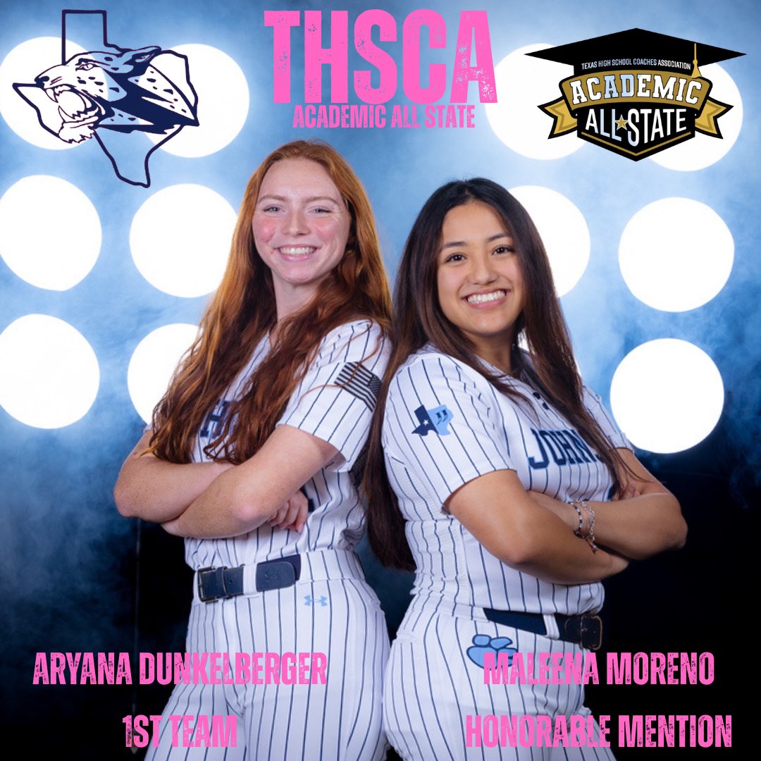 CTJ Jaguar๐ฅ (@softballjaguars) on Twitter photo Congrats to this duo for making the grade ๐Both earned <a href="/THSCAcoaches/">THSCA</a> Academic All State recognition! ๐๐ชฉ๐ #studentathlete <a href="/MorenoMaleena/">Maleena Moreno</a> <a href="/Aryana_Red_Dunk/">Aryana "Red" Dunkelberger</a> <a href="/arshots/">๐ฐ๐๐๐ท๐พ๐๐ Media</a> Congrats to this duo for making the grade ๐Both earned <a href="/THSCAcoaches/">THSCA</a> Academic All State recognition! ๐๐ชฉ๐ #studentathlete <a href="/MorenoMaleena/">Maleena Moreno</a> <a href="/Aryana_Red_Dunk/">Aryana "Red" Dunkelberger</a> <a href="/arshots/">๐ฐ๐๐๐ท๐พ๐๐ Media</a>