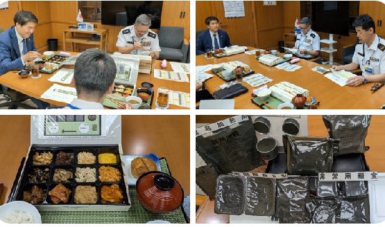 ４月２３日、小林防衛大臣政務官は、陸上自衛隊の戦闘糧食を試食体験しました。戦闘糧食は、有事、災害派遣、教育訓練時等に食べる食事で、長期間の喫食でも飽きないよう、栄養バランスのとれた和・洋・中の約５０種類もの献立が考えられています。
#防衛省・自衛隊 #陸上自衛隊 #ミリ飯
