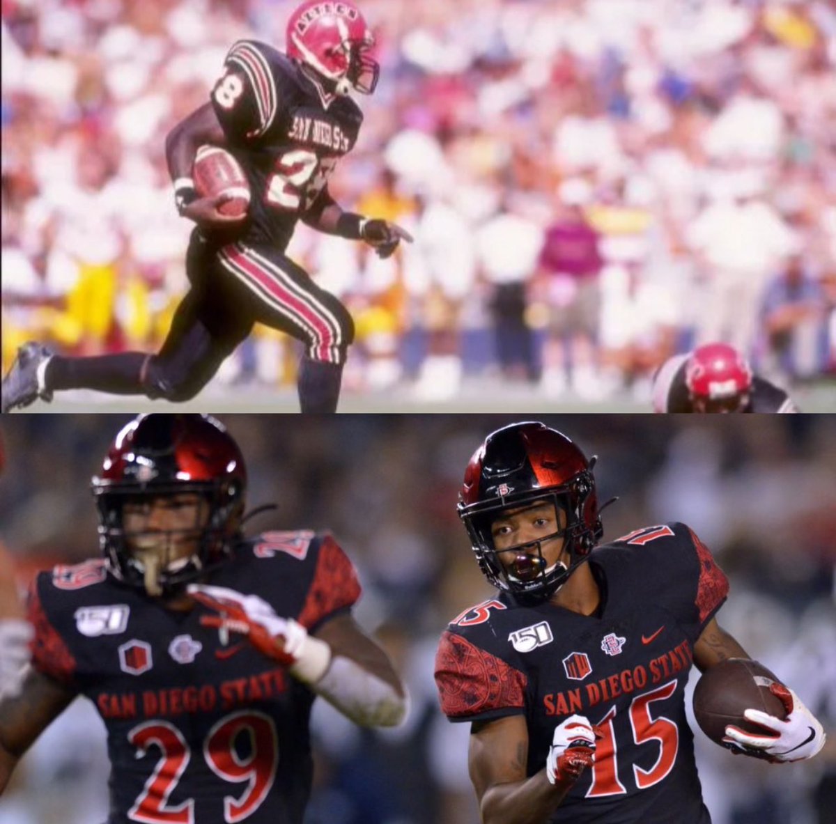 The cfb lliason (@realfbllliason) on Twitter photo People 🤔 Cal, Stanford, USC, Oregon, but <a href="/AztecFB/">San Diego State Football</a> might be Running back U Marshall Faulk 4589 yds in 3 seasons top 10 NFL RB all time! Most yards in College 🏈 history <a href="/Pumphrey6K/">Donnel Pumphrey Jr.</a> & Rashaad Penny 2,248 yards, which was the fifth most in NCAA history for ☝️ season! People 🤔 Cal, Stanford, USC, Oregon, but <a href="/AztecFB/">San Diego State Football</a> might be Running back U Marshall Faulk 4589 yds in 3 seasons top 10 NFL RB all time! Most yards in College 🏈 history <a href="/Pumphrey6K/">Donnel Pumphrey Jr.</a> & Rashaad Penny 2,248 yards, which was the fifth most in NCAA history for ☝️ season!