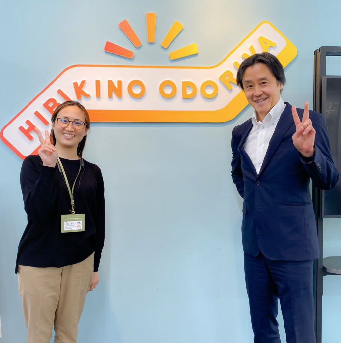 tom_shibata's tweet photo. #HIBIKINO #ODORIVA は出会いの場。
今日は偶然にも九州工業大学SPRING事務局の豊嶋さんにお会いできました🎉 https://t.co/BdOGXqfK4H