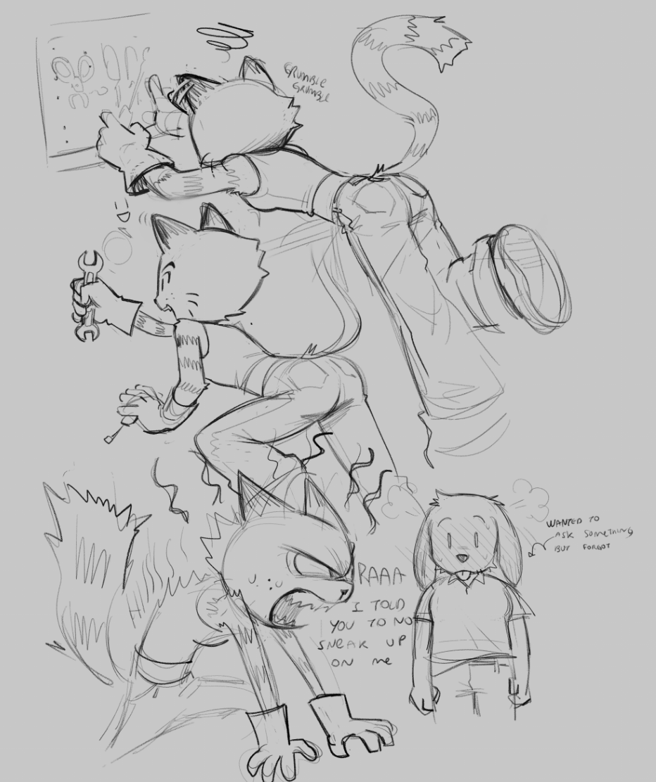 maightypeikko's tweet photo. hmmm my ocs peteyette and dogwoman https://t.co/uTcQZ8ERm1
