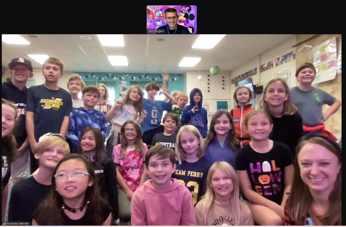 7 visits in 9 years (thanks, pandemic) with Ms. Webster's students at Heritage School in <a href="/SalineSchools/">SalineSchools</a> (MI). Good friends always reunite! They also forgive you for posting about autumn visits in spring. (Right? Please?? 😊)