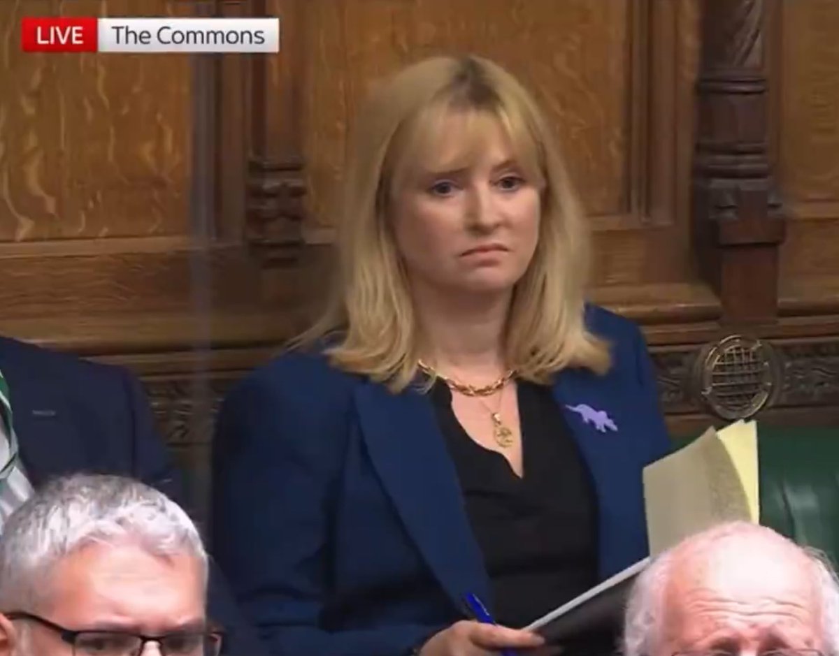 Starmer:
“I’ve always believed that you should treat everyone with dignity and respect, whatever their views.”
Camera then cuts to the backbenches.
Rosie Duffield is a genuine heroine.
Starmer is a spineless snake.