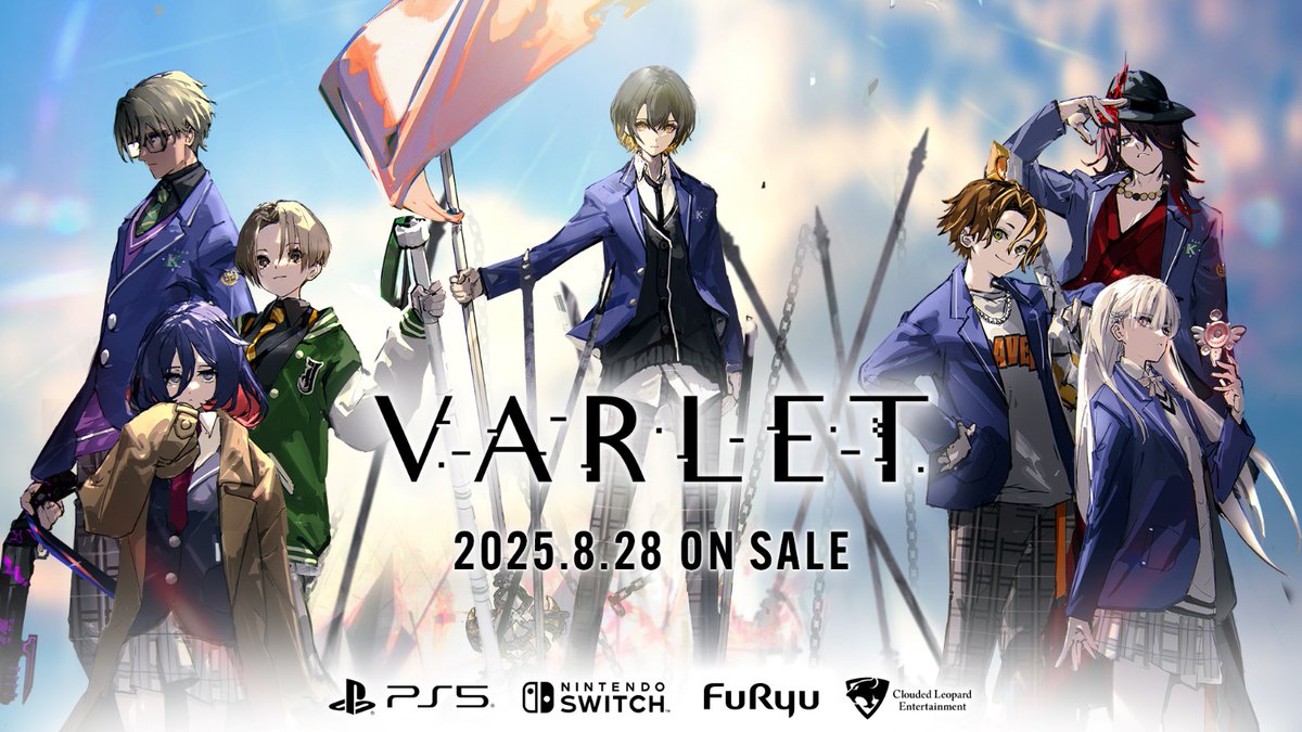 [발매일정정보] [PS5][NSW] 신작 학원 RPG '발렛(VARLET)' 2025년 8월 28일 일본어 버전과 동시 발매! https://yepan.net/link/150002 #발렛 #VARLET #학원RPG #FURYU #플스5...