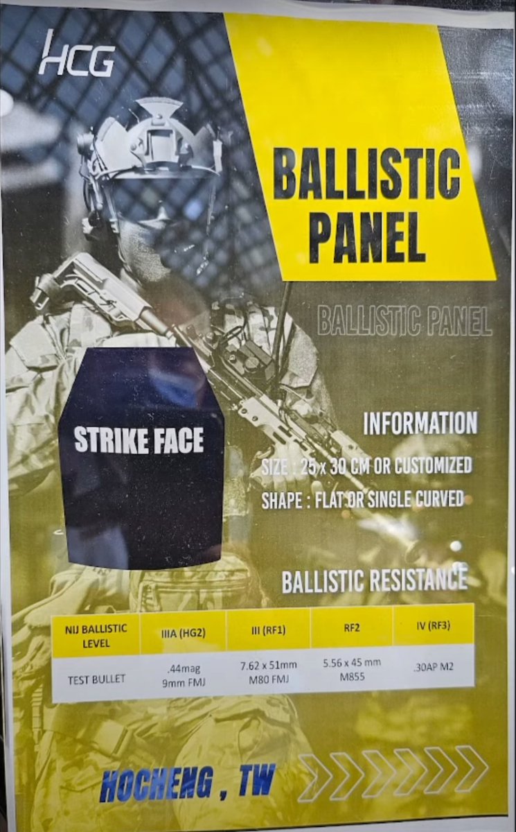 預購HCG和成抗彈板(台灣之光)
產品介紹請看以下影片
youtube.com/watch?v=VejzZu…
youtu.be/stLNKrPO720
戰術背心確認訂單後會提供折扣碼前往85D購買
forms.gle/hQntWMyRAG9smw…