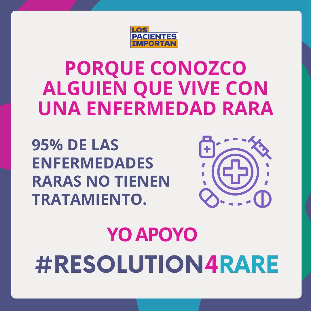 los_pacientes's tweet photo. 💙 Porque conozco a alguien que vive con una enfermedad rara, y tú también.
 #LosPacientesImportan apoyamos #Resolution4Rare la resolución para las #EnfermedadesRaras
➡️ 95% de las #EnfermedadesRaras  NO tienen tratamiento, por ello debemos invertir en la investigación 💙 https://t.co/uTmz9j5B35