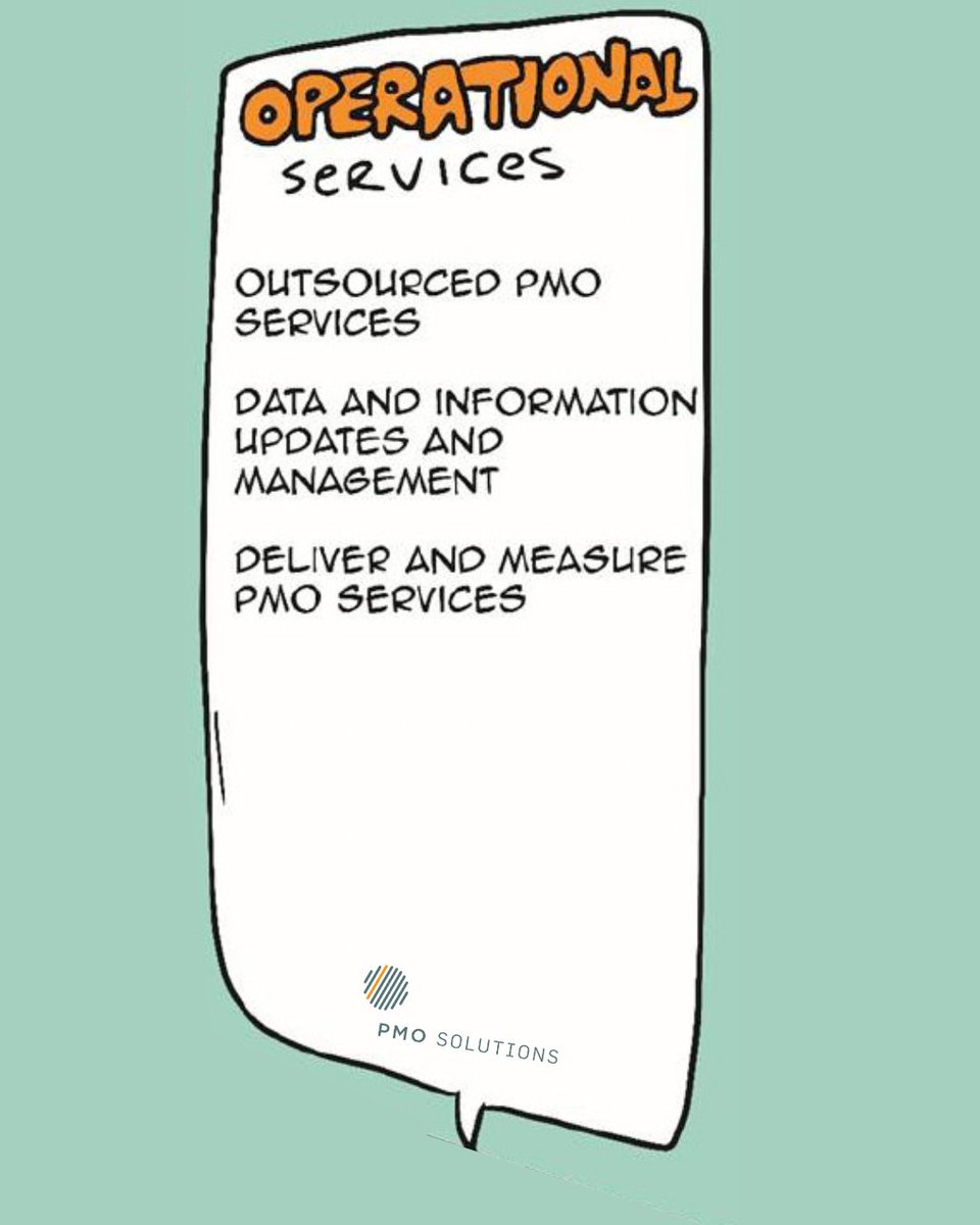 PMO_Solutions's tweet image. We help you fast-track success by transforming the way you work. Our services aren’t just about getting the job done, they bridge the gap between traditional PMO methods and tomorrow’s solutions.

#pmo #pmosolutions #projectmanagementoffice #StrategyExecution