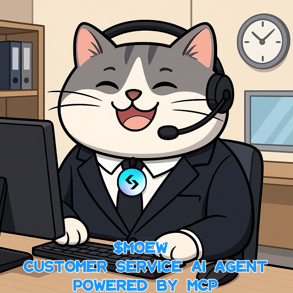 🐱 $MOEW is gearing up to be the <a href="/BitgetWallet/">Bitget Wallet 🩵</a> customer service agent in Q2~3! ‍💻

With #AIAgent MCP tech, Professor #MOEW will master key Web3 skills from setting up wallets to trading. 

New to crypto? Get ready for personalized trading support &amp; assets strategy advise!💡