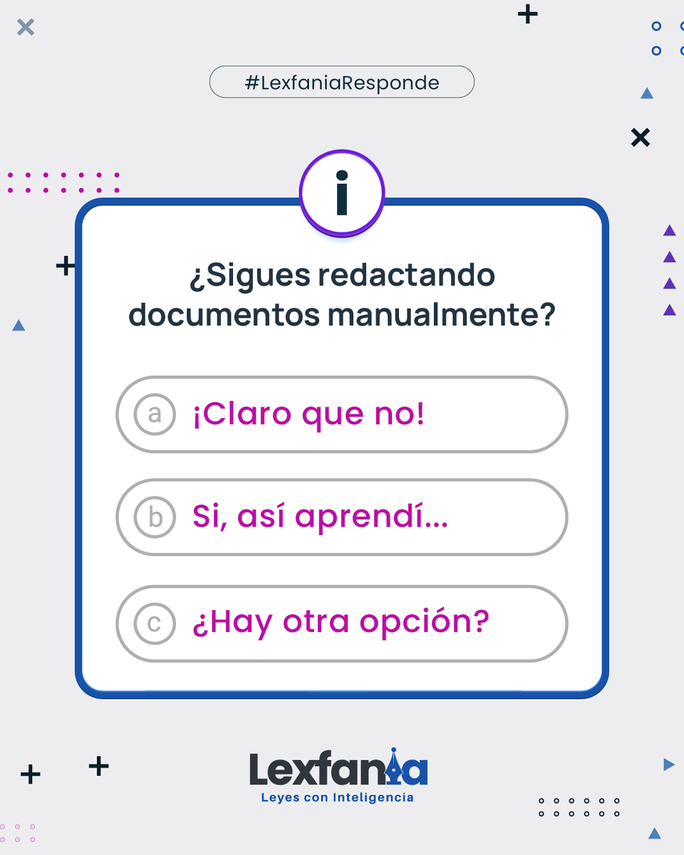 Es momento de dejar atrás los procesos tediosos y dar el salto a la nueva era legal. 
La tecnología legal te ayuda a ahorrar tiempo, optimizar recursos y aumentar tus ganancias. ¿Listo para evolucionar?
⚖️
#Lexfania #LegalTech #InformaciónLegal #TipsLegales