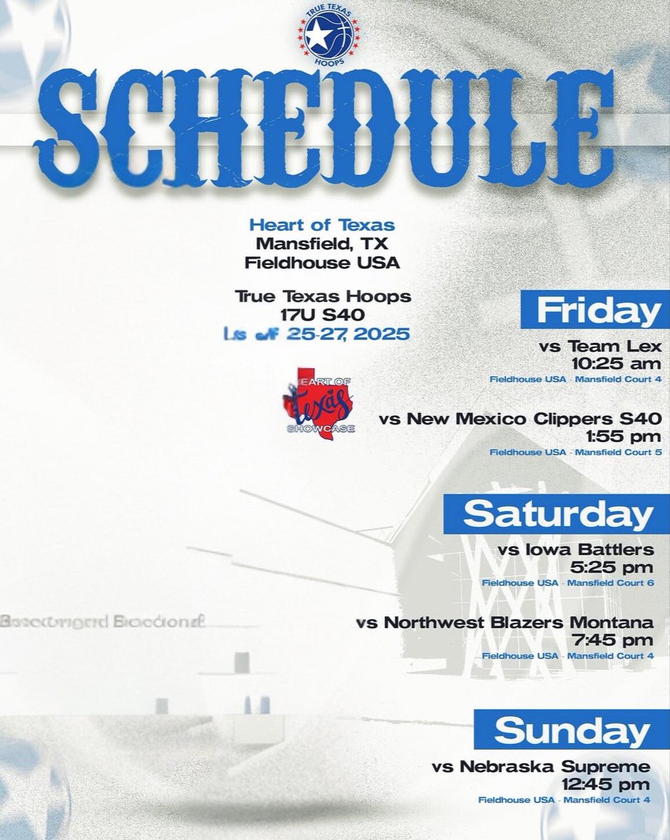 Kennedy Borders (@saucyyykennedy) on Twitter photo Can’t wait to hit the court this weekend at the Heart of Texas with <a href="/SelectEventsBB/">Select Events Basketball</a> x <a href="/PBRHoop/">Premier Basketball</a> s! I’ll be running with my <a href="/TrueTexasHoops/">True Texas Hoops | Select 40 Circuit</a> 17u S40 squad. We’ve been putting in the work, and I’d love for y’all to come check us out! Can’t wait to hit the court this weekend at the Heart of Texas with <a href="/SelectEventsBB/">Select Events Basketball</a> x <a href="/PBRHoop/">Premier Basketball</a> s! I’ll be running with my <a href="/TrueTexasHoops/">True Texas Hoops | Select 40 Circuit</a> 17u S40 squad. We’ve been putting in the work, and I’d love for y’all to come check us out!