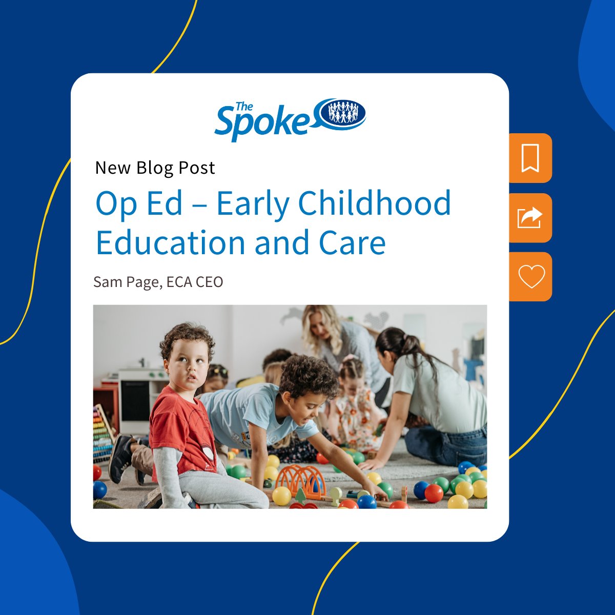 With early childhood education emerging as a key issue in the lead-up to the #federalelection, this new op-ed from ECA CEO Sam Page outlines why bipartisan commitment to universal access is essential—for children, families, and the economy. 📣 Read here: bit.ly/42Lajxl
